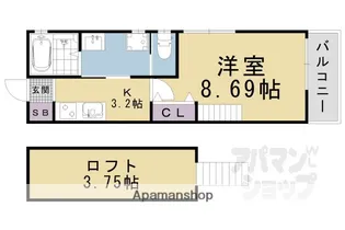 SAKURA TERRACE【2階】の間取り