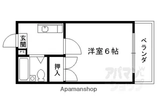 グランドール寿【302号室】の間取り