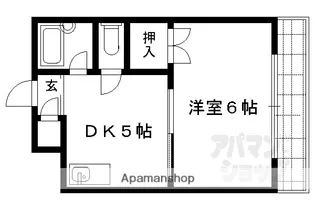アートセレナ坊城【303号室】の間取り