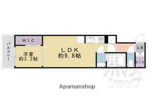 シエーナグランデ四条烏丸【205号室】の間取り