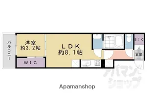 シエーナグランデ四条烏丸【303号室】の間取り