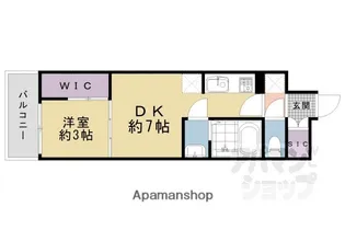 シエーナグランデ四条烏丸【202号室】の間取り