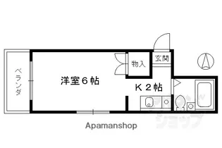スタジオ大京【3D号室】の間取り