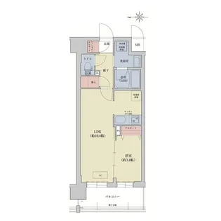 リシュドール梅小路【0312号室】の間取り