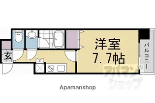 ORCHID COURT四条大宮【401号室】の間取り