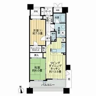 烏丸御池アーバンライフ【13階】の間取り