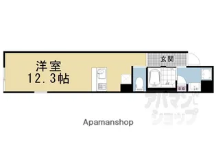 アイリス清水五条【303号室】の間取り