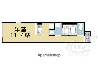 アイリス清水五条【504号室】の間取り