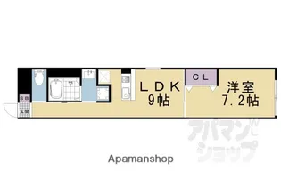 アイリス清水五条【302号室】の間取り