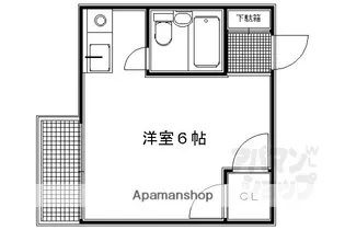みどりやビル【302号室】の間取り
