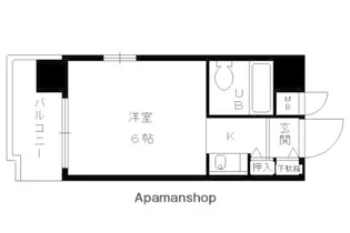 スペリオン四条烏丸【601号室】の間取り