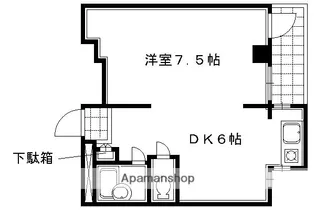 ハイム八坂【603号室】の間取り