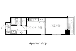 エスリード四条河原町【802号室】の間取り