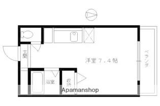 サンジュネス五条【2階】の間取り