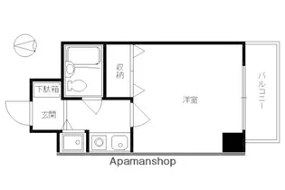 ライオンズマンション四条烏丸【508号室】の間取り