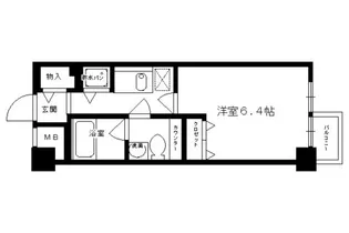 サンフローラ三条大宮【2階】の間取り