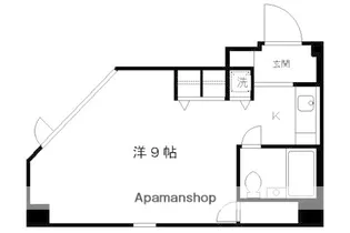 スタジオーネ桂【406号室】の間取り