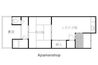ハイツ光陽【203号室】の間取り