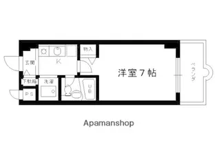 パラドール西院PARTII【208号室】の間取り