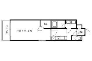 UNIETERNA京都壬生【204号室】の間取り