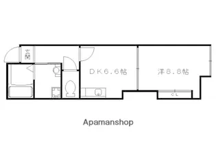 鳴滝音戸山町マンション【3F4号室】の間取り