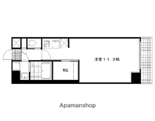 京都府京都市上京区二町目【マンション】の間取り