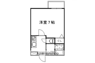 アークリード五条堀川【2階】の間取り