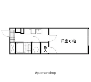 レオパレス吉川【101号室】の間取り