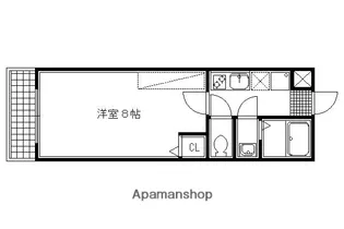 アビタシオン東山【301号室】の間取り