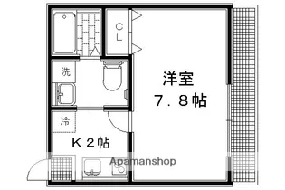 リヴェール京都三条【103号室】の間取り