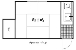 好川荘【210号室】の間取り