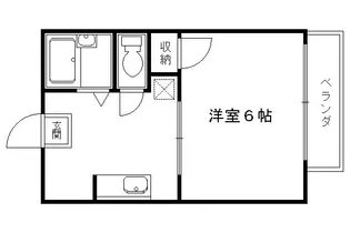 フレグランス桃山【205号室】の間取り