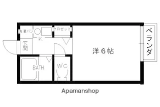 1Kの間取り画像