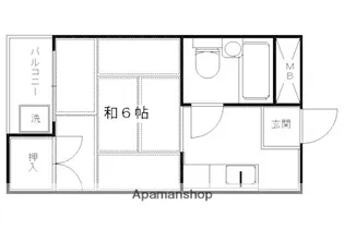 アーバンハイツ上長者町通【205号室】の間取り
