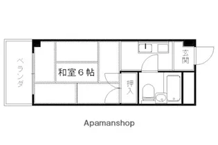 ヴィラ矢杉【502号室】の間取り