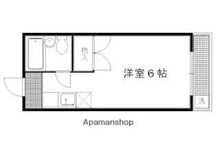 京都府京都市上京区花開院町【マンション】の間取り