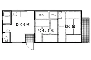 コーポ大宮【301号室】の間取り