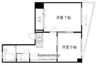 マッケンジー東堀川【1002号室】の間取り