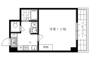 アルトシュロス四条大宮【105号室】の間取り