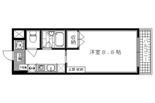アイビーコート錦【202号室】の間取り