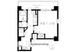 アルティスタ祇園【103号室】の間取り