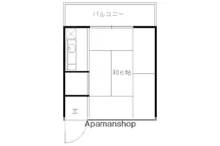 うずまさハイツ【408号室】の間取り