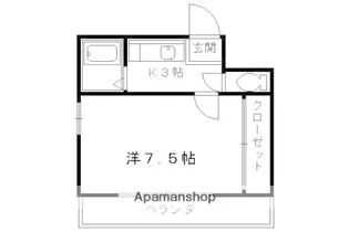 ドーリア西院【2階】の間取り