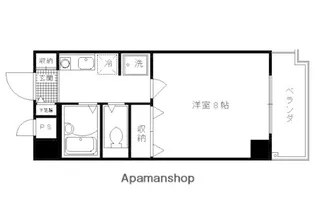 ウエストグランアベニュー六角【405号室】の間取り