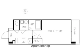 アーバンフラッツ五条堀川【12階】の間取り