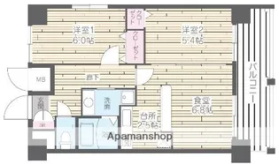 HF四条河原町レジデンス【1204号室】の間取り