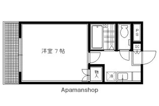 コーポフローレル【305号室】の間取り