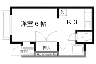 メゾン陽生【203号室】の間取り