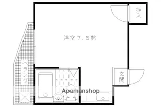 ウインドミル【202号室】の間取り