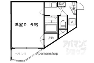 ディアリオ大宮【2階】の間取り